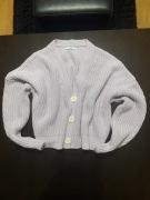 Sweter fioletowy pastelowy S 