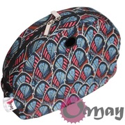 Czarny organizer do Obag MOON LIGHT Pawie pióra 2 kieszenie wkład OMAY