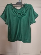 Dres z weluru ciemno zielony nowy bez metki rozmiar l lub M