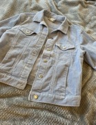 jasnoniebieska krótka sztruksowa kurtka