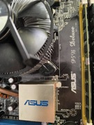 ASUS P5B Deluxe,  z procesorem i ramem