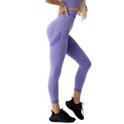 OstroVit Legginsy sportowe damskie - fioletowe M