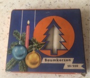 Białe świeczki choinkowe vintage 20 szt