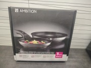 Ambition bilbao Komplet 2 patelni z odpinaną rączką