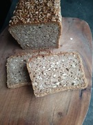 Chleb żytni razowy słonecznik 