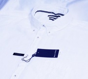 Marc O'Polo lniana koszula biała regular krótki  XXL 45/46 len belgijski 