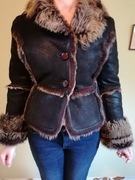 Kożuch r. 38.Naturalny kożuch firmy Punto. R. M.