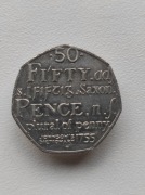 Fifty pence Anglia okolicznosciowa