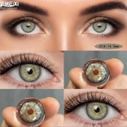 Soczewki kolorowe korekcyjne -1.25 roczne zielone Siri Green