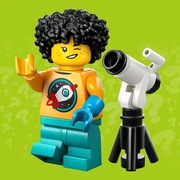 LEGO Minifigurki Minifigures 71048 Seria 27 Astronomer nowe 100% pewności !
