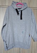 Golddigga bluza szara zamki zip naszywki XL