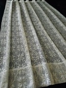 BIAŁA BAWEŁNIANA FIRANKA AŻUROWA