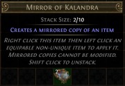 Mirror of Kalandra - Liga Mercenaries Softcore PoE