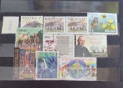 Znaczki PL z rocznika 2001, kasowane. 