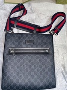 Gucci Messenger Bag GG Supreme Black/Grey