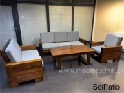 Meble tarasowe drewniane solpatio 