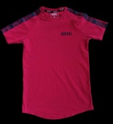 DIESEL t-shirt oryginalna czerwona koszulka rozmiar XS