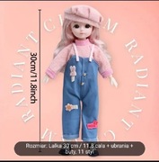 Lalka 30 cm z ruchomymi częściami ciała