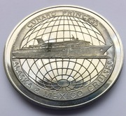 Statek wycieczkowy MS CUNAR PRINCESS średnica 44mm