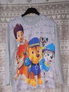 Chłopięca szara bluzka z psim patrolem