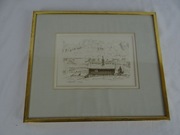 Obraz ,,Domek " litografia