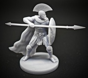 Figurka DnD RPG, druk 3D 16k, Spartan Wojownik 