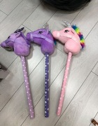 Kucyk koń na patyku korby horse dla dzieci 