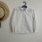 Biała koszula dziewczęca 116 | 5-6 lat | Pepco | 100% bawełna ,stan bdb