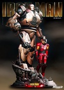 Iron Monger Marvel Comics Figurka 55cm 1/6 Ręcznie Malowana