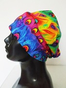 Czapka wiosenna beanie Handmade