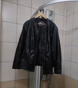 Kurtka Bonprix XXL z eko skóry pilotka czarna bluza hoodie kangurka longsle
