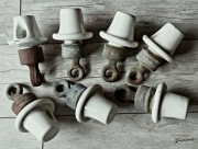 Stare izolatory -  7 sztuk!