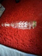 Szklany statek w butelce ręczna robota