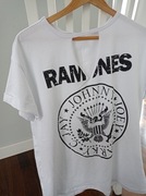 Bluzka biała z nadrukiem rozm. Uniwersalny