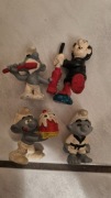 Figurki Smerfów PRL i Gargamel