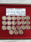 5zl 22szt w kapslu z monetą TYKOCIN  mennicze 2014-2025