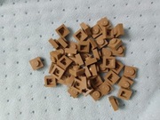 lego 3024 dark tan 50szt.