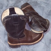 Kowbojki Mexico 41-42- skóra licowana