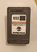 PUSTY CARTRIDGE HP 652 BLACK ,TANIO;-)