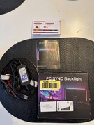 zestaw oświetlenia LED przeznaczony do synchronizacji kolorów z monitorem