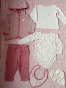 Komplet dla dziewczynki 6- częściowy, r. 62/68