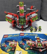 LEGO Atlantis 8077 Dowództwo Badań Atlantydy, komplet z instrukcją