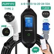 Ładowarka mobilna Type 2 7kW regulacja mocy aplikacja