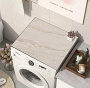 Ochronna wodoodporna mata na pralkę wzór marmurowy 50x60 cm
