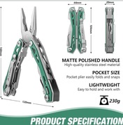 Multitool FLISSA uniwersalne Szczypce wielofunkcyjne 16 w 1