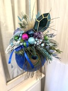 Stroik Świąteczny wisząca bombka