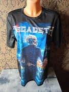 koszulka z nadrukiem megadeth m