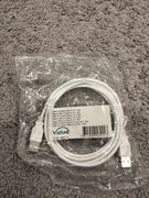 Kabel USB A-A 1,8 metra biały