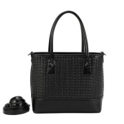 INES DELAURE Czarna na ramię A-185