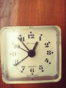 Stary budzik Jantar PRL vintage 